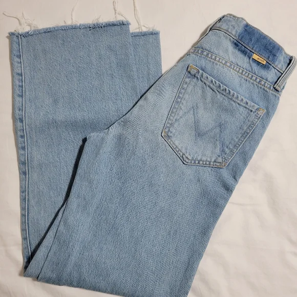 MOTHER The Rambler Zip Ankle Fray Jeans - Picture 6 of 10